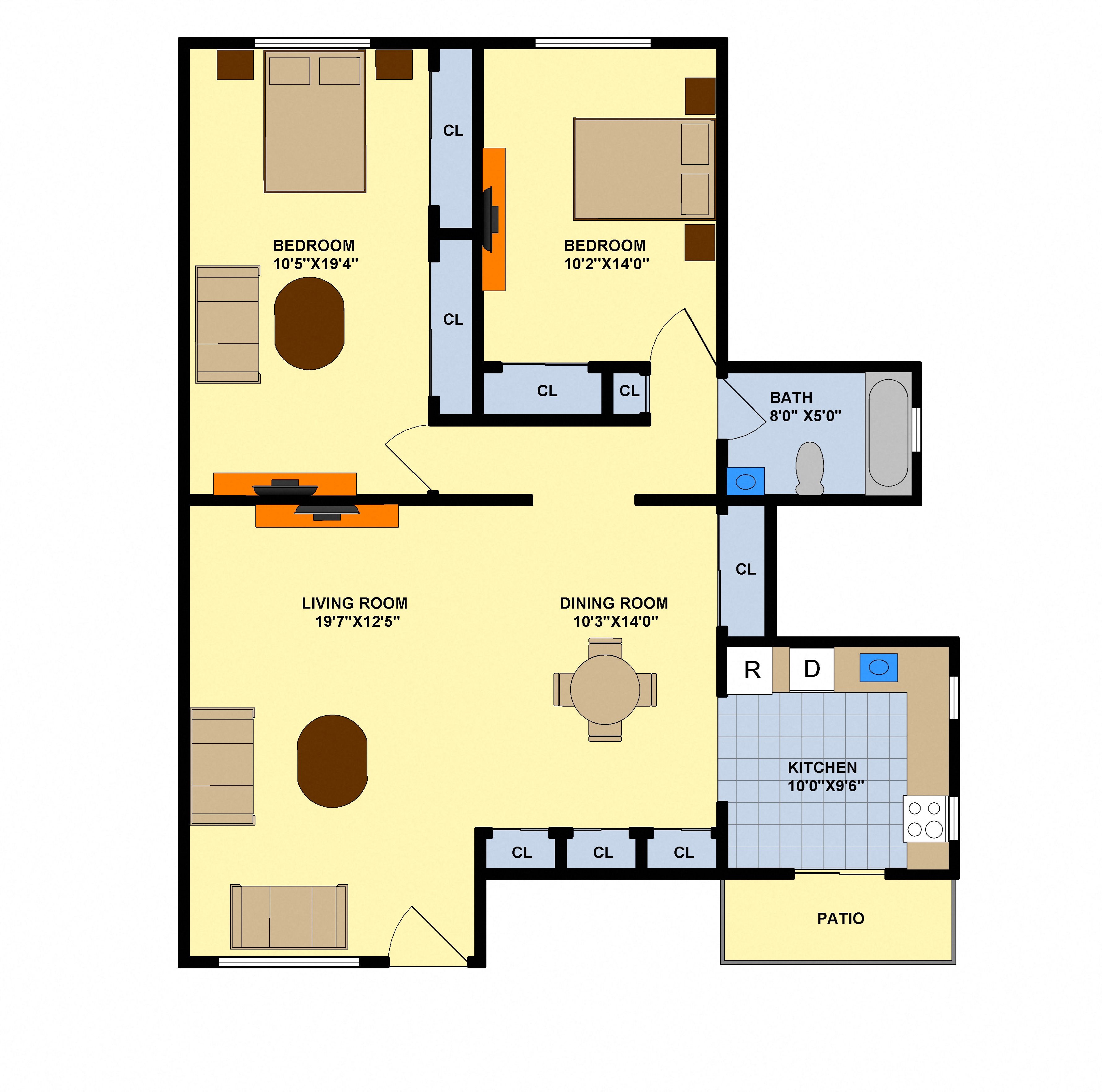 Floor Plans of Brookwood at Sayville in Sayville, NY